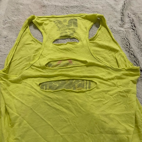 Rebel Yell, unruly racer back tank top w/ back cut out - Picture 11 of 12